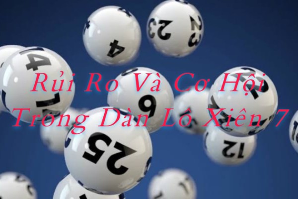 Mối Liên Hệ Giữa Rủi Ro Và Cơ Hội Trong Dàn Lô Xiên 7