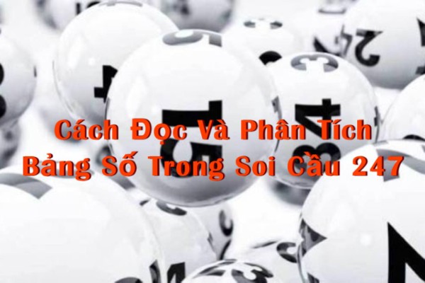 Lựa chọn bảng số phù hợp