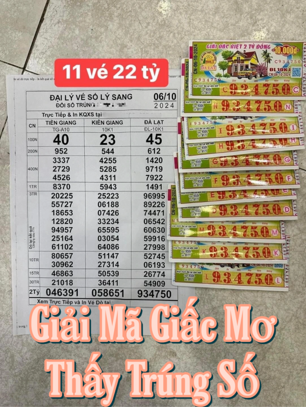 Giải Mã Giấc Mơ Thấy Trúng Số
