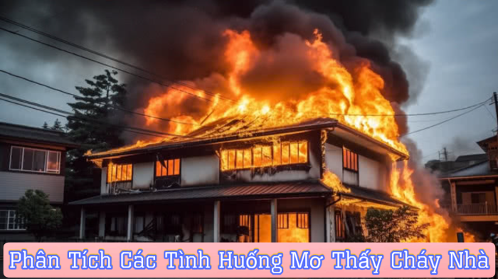 Mơ thấy ngôi nhà bốc cháy dữ dội