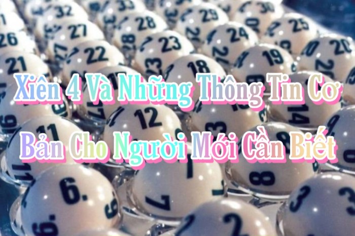 Xiên 4 Và Những Thông Tin Cơ Bản Cho Người Mới Cần Biết