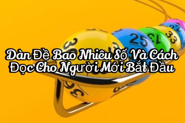 Dàn Đề Bao Nhiêu Số Và Cách Đọc Cho Người Mới Bắt Đầu